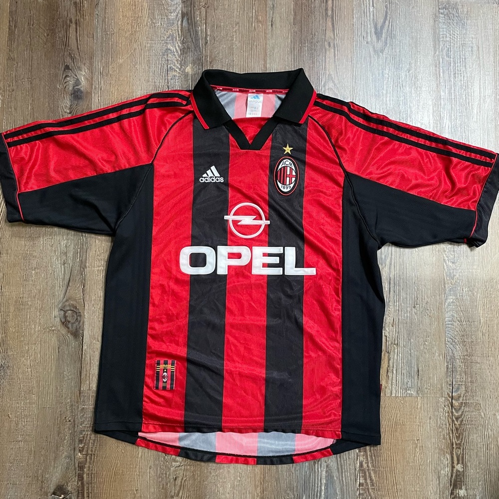 1999 Milan soccer jersey.